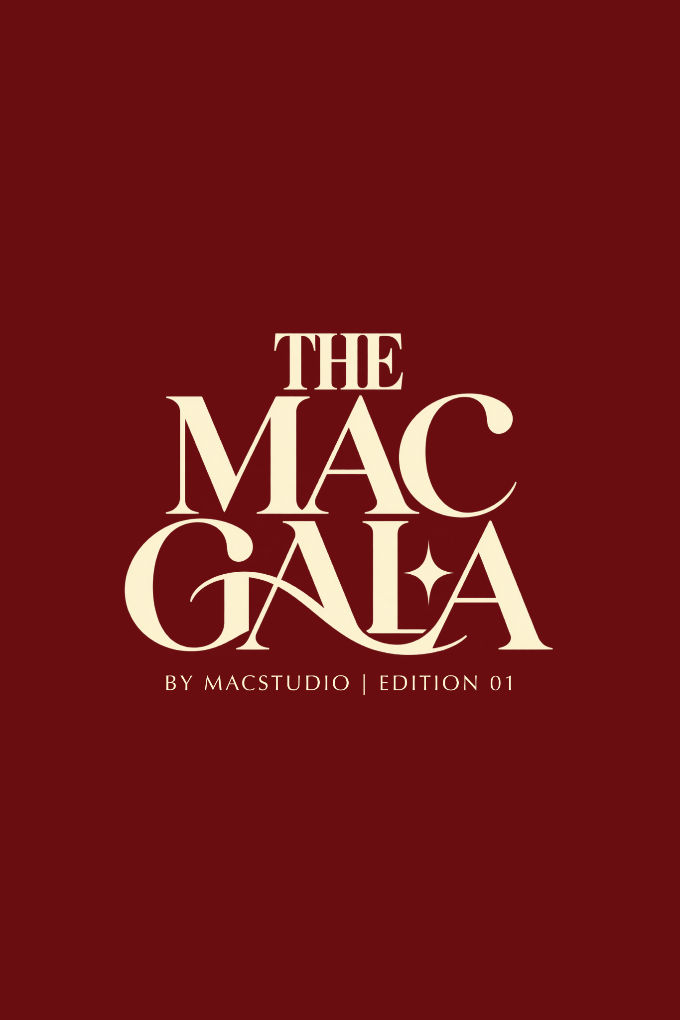 The MAC Gala Edition 01 identity artwork
